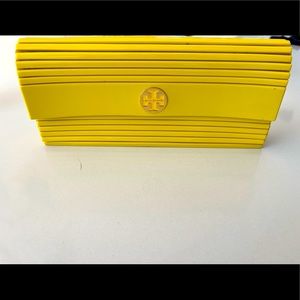 Tory Burch Yellow Clutch